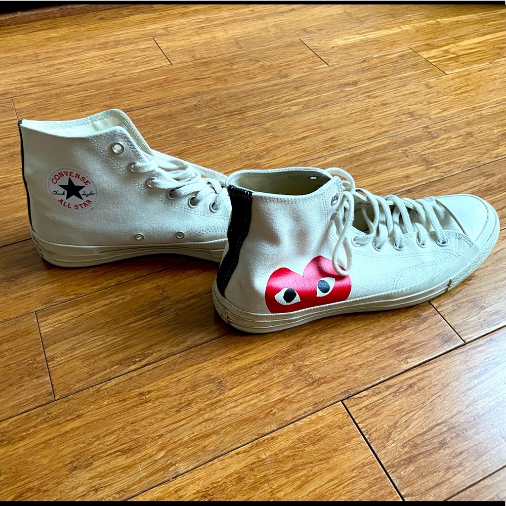 Comme des Garçons Play high tops mens size 9 - mint condition